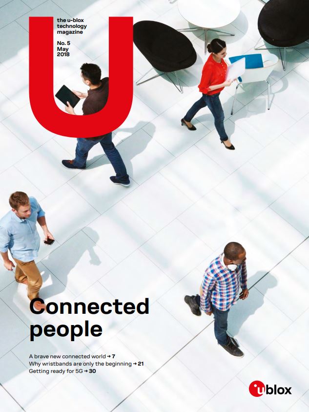 The cover of the Connected people Magazine